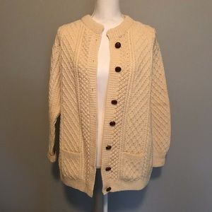 100% Wool Authentic Irish Sweater Cork, Ireland